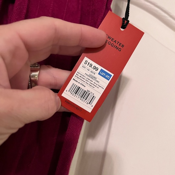 Missoni leggings nwt 2T/3T - Picture 2 of 3